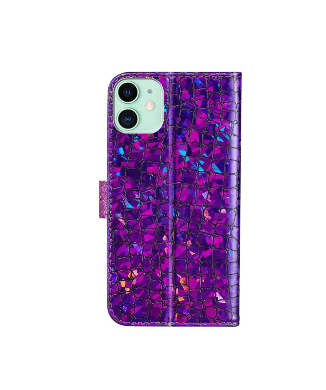 Housse iPhone 11 Glamour effet croco