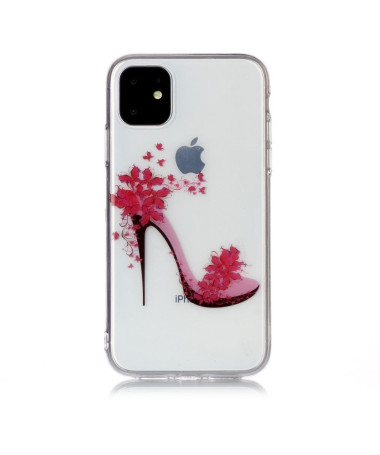 Coque Transparente iPhone 11 Talon Fleuri