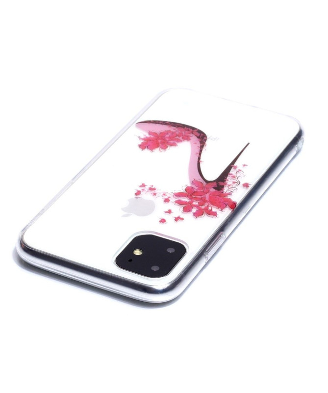 Coque Transparente iPhone 11 Talon Fleuri