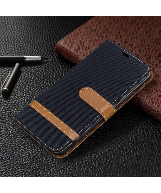 Housse iPhone 11 Pro revêtement tissu avec lanière