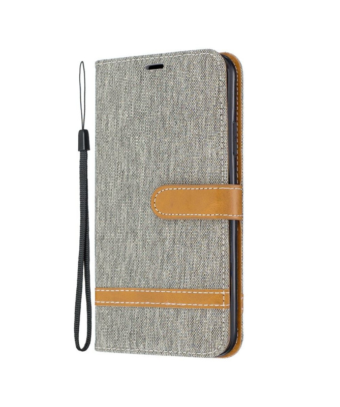 Housse iPhone 11 Pro revêtement tissu avec lanière