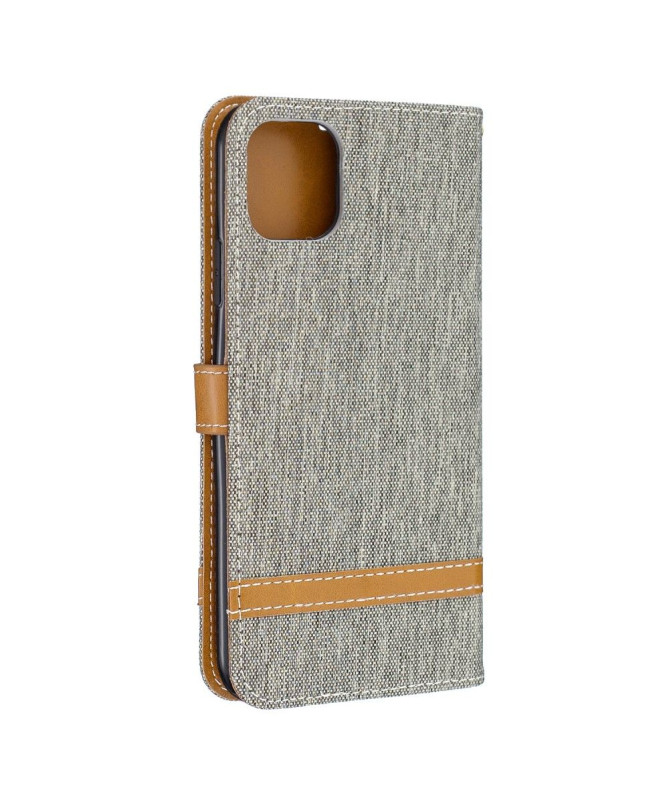 Housse iPhone 11 Pro revêtement tissu avec lanière