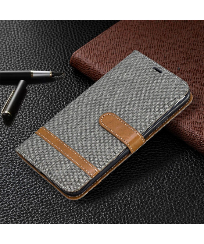 Housse iPhone 11 Pro revêtement tissu avec lanière