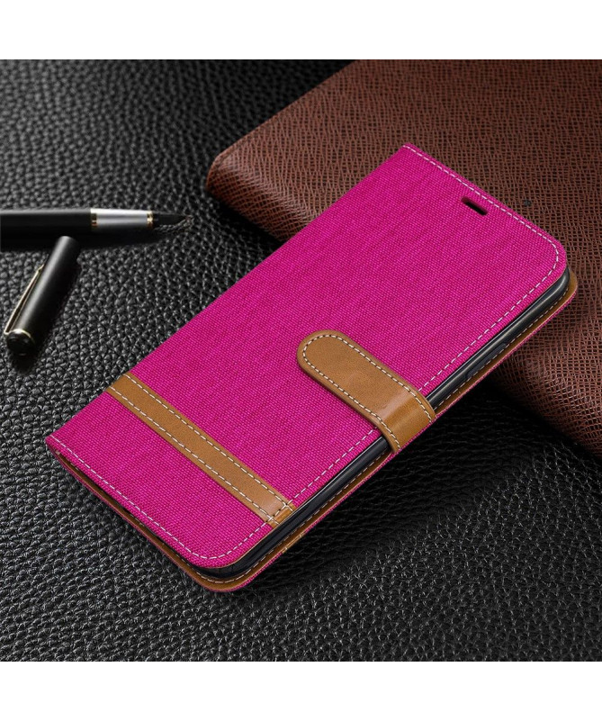 Housse iPhone 11 Pro revêtement tissu avec lanière