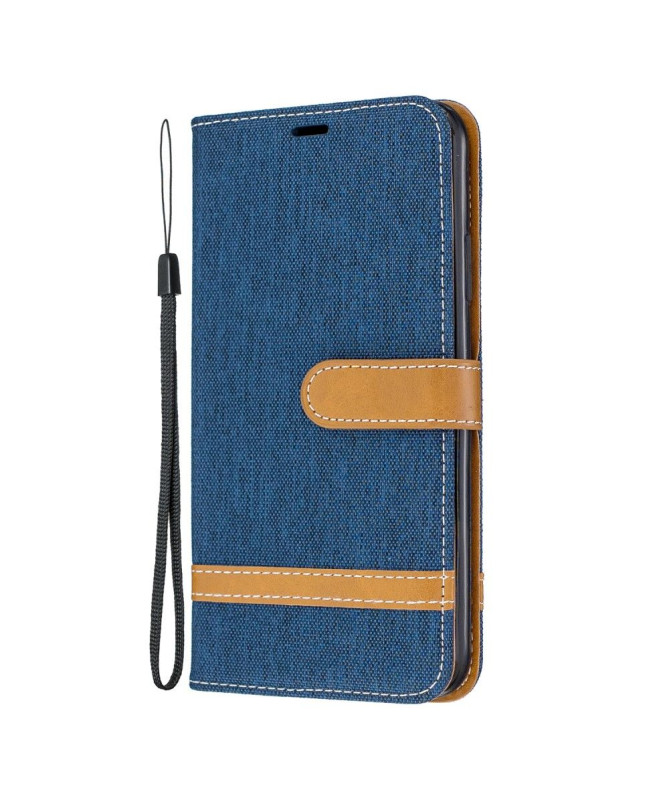 Housse iPhone 11 Pro revêtement tissu avec lanière