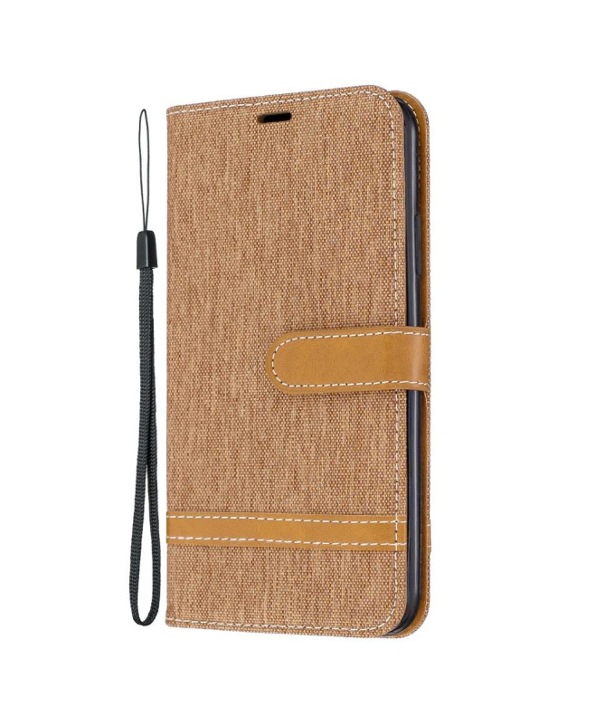 Housse iPhone 11 Pro revêtement tissu avec lanière