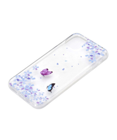 Coque iPhone 11 Pro Papillons Florets