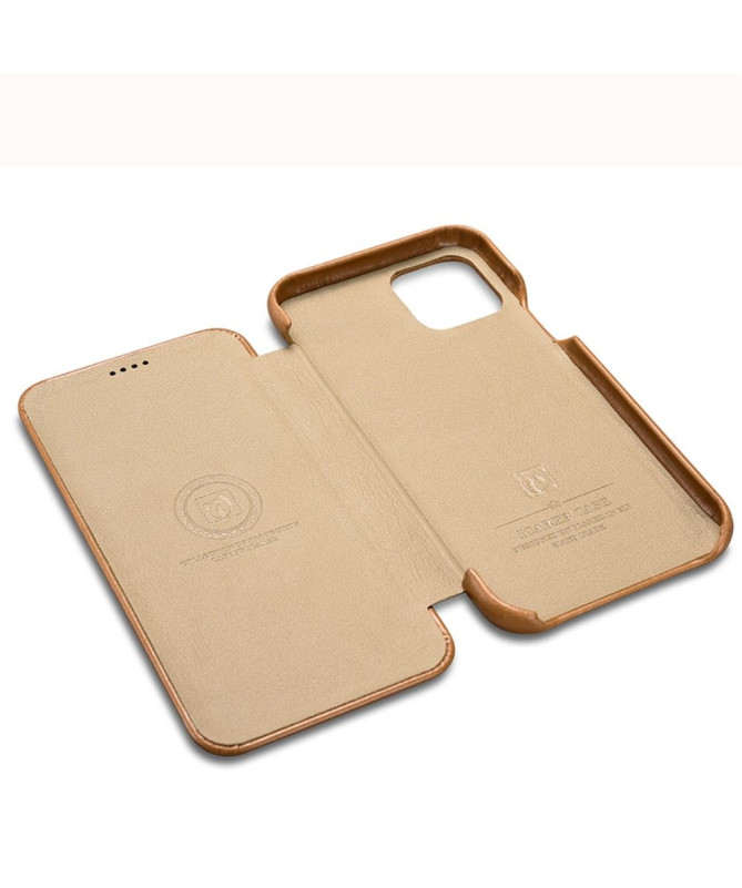 Housse iPhone 11 Pro Max ICARER cuir véritable