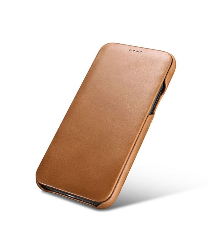 Housse iPhone 11 Pro Max ICARER cuir véritable