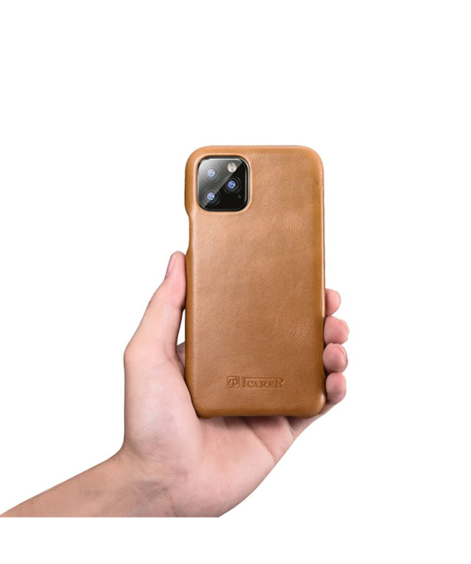 Housse iPhone 11 Pro Max ICARER cuir véritable