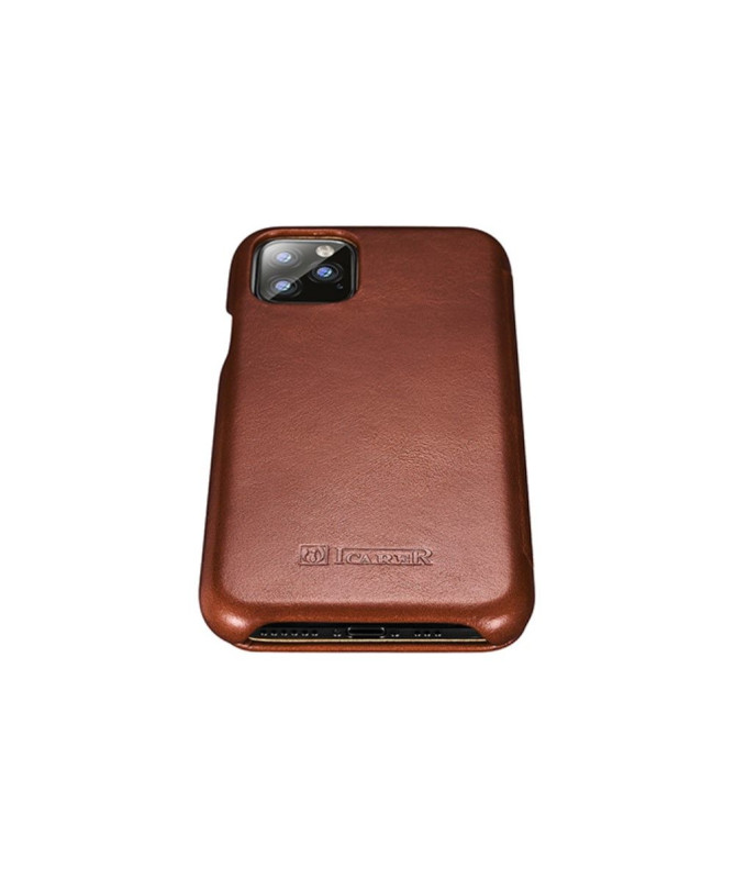 Housse iPhone 11 Pro Max ICARER cuir véritable