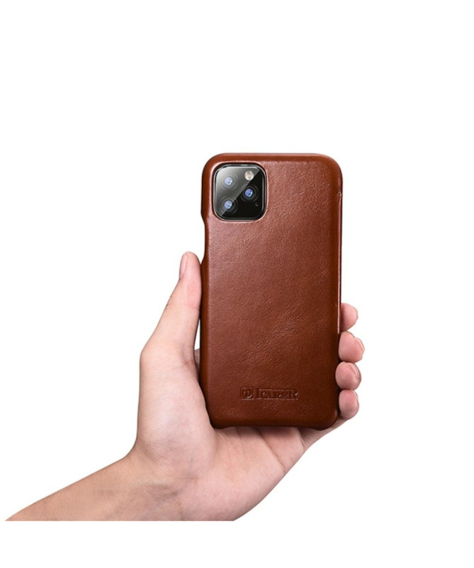 Housse iPhone 11 Pro Max ICARER cuir véritable