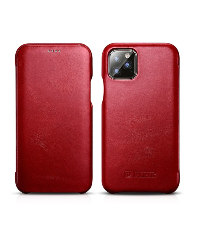 Housse iPhone 11 Pro Max ICARER cuir véritable