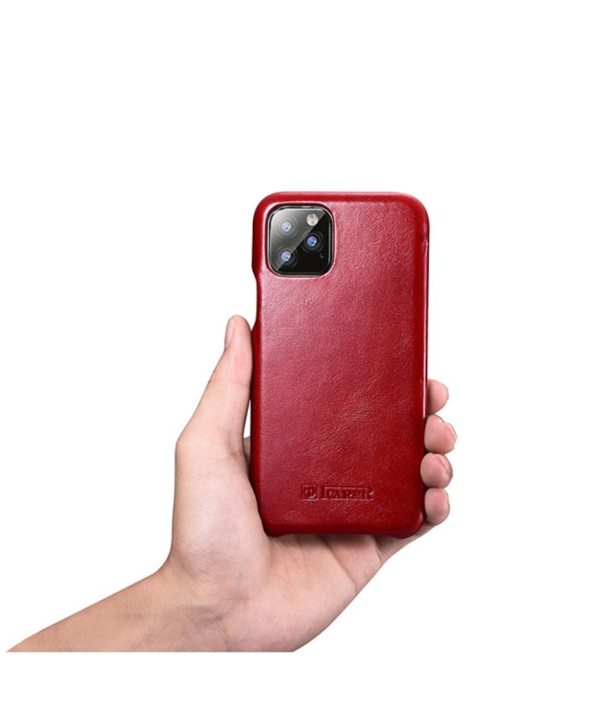 Housse iPhone 11 Pro Max ICARER cuir véritable