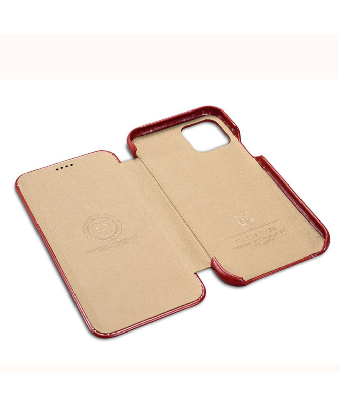 Housse iPhone 11 Pro Max ICARER cuir véritable