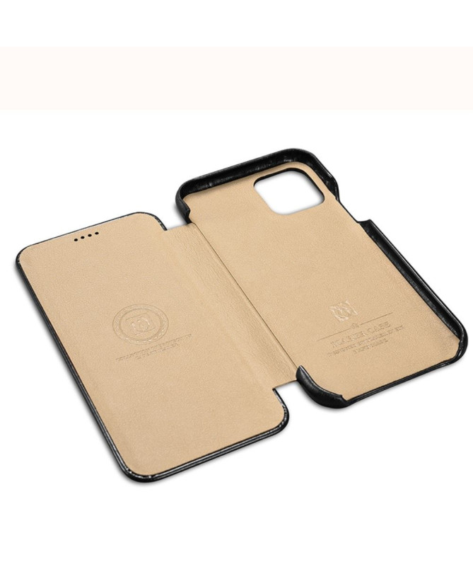 Housse iPhone 11 Pro Max ICARER cuir véritable