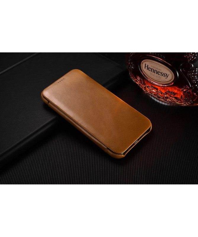Housse iPhone 11 Pro Max ICARER cuir véritable