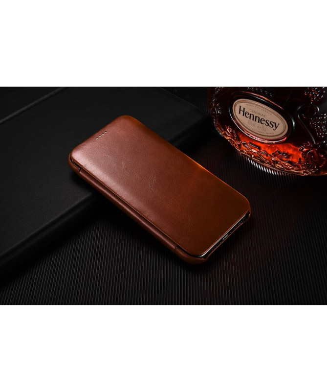 Housse iPhone 11 Pro Max ICARER cuir véritable
