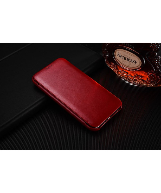 Housse iPhone 11 Pro Max ICARER cuir véritable