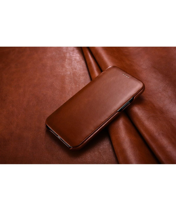 Housse iPhone 11 Pro Max ICARER cuir véritable