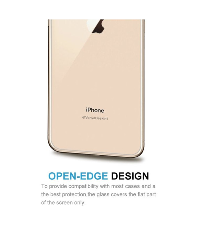 2 protections arrière en verre trempé pour iPhone 11 Pro