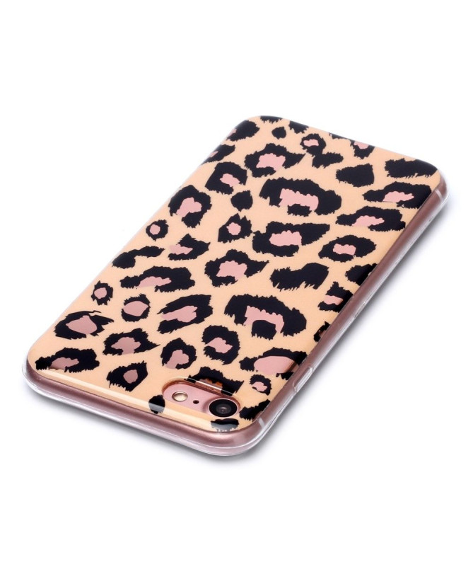 Coque iPhone SE 2022 / 2020 / 8 / 7 en gel Léopard