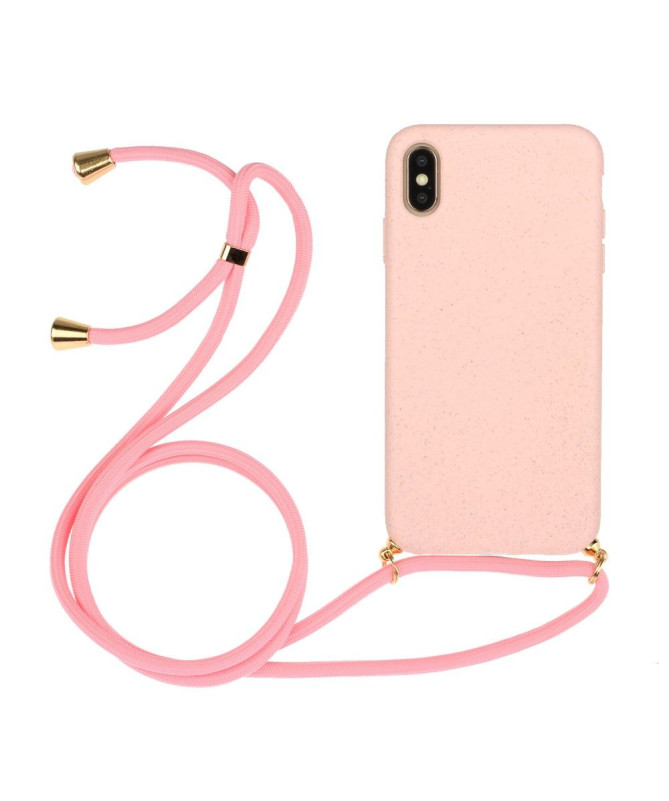 Coque iPhone XS / X avec cordon bandoulière