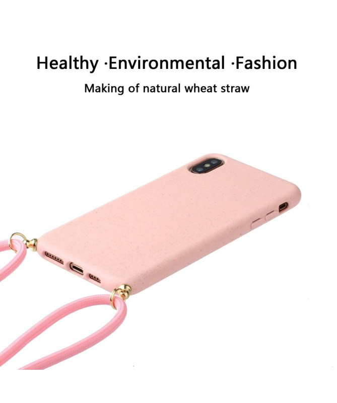 Coque iPhone XS / X avec cordon bandoulière