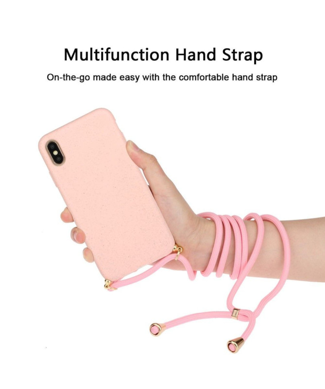 Coque iPhone XS / X avec cordon bandoulière