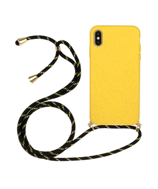 Coque iPhone XS / X avec cordon bandoulière