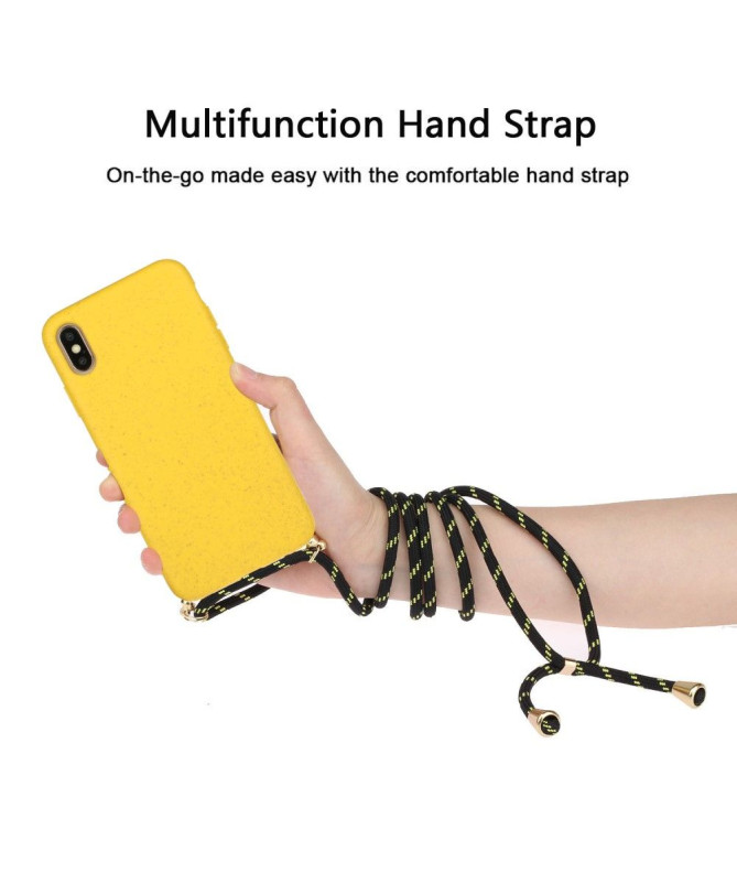Coque iPhone XS / X avec cordon bandoulière