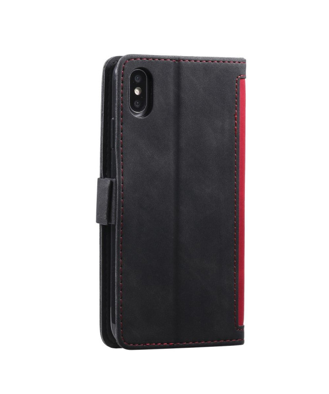 Housse portefeuille iPhone XS / X Vintage Pocket