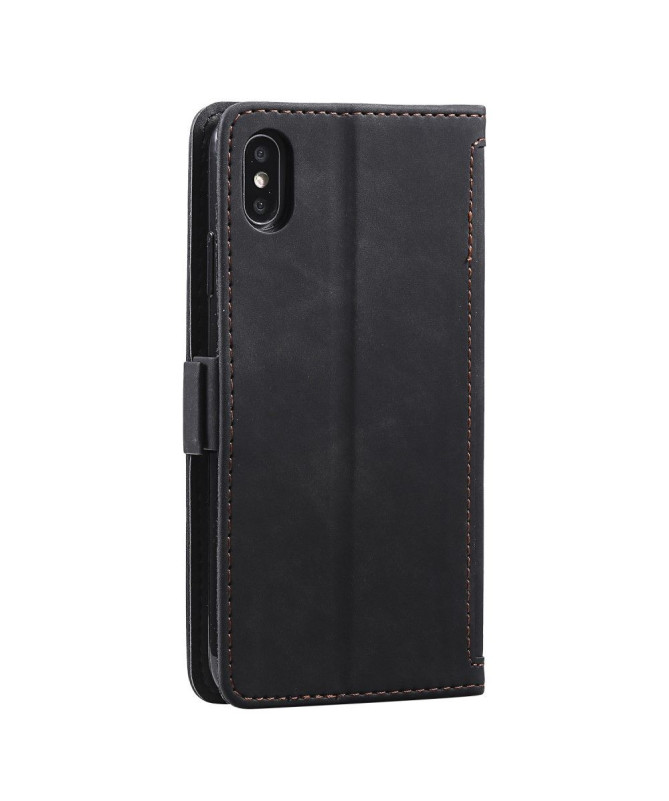 Housse portefeuille iPhone XS / X Vintage Pocket