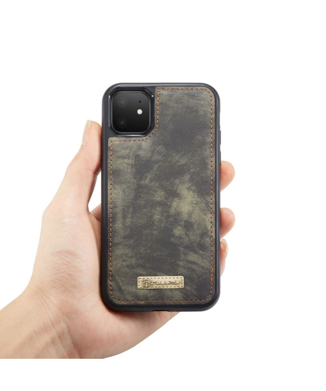 Housse portefeuille et coque magnétique pour iPhone 11