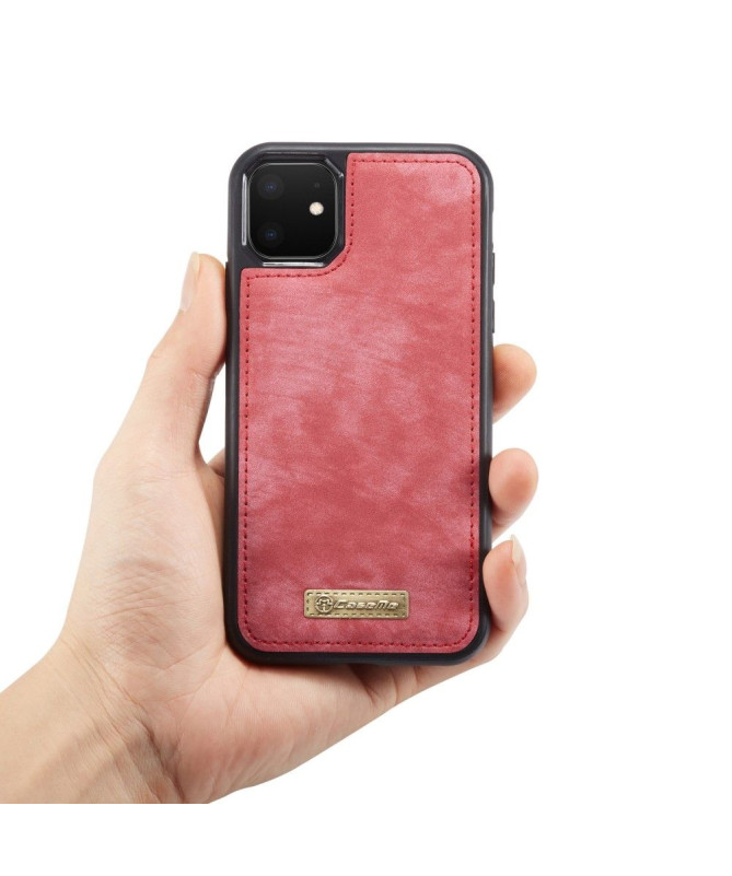 Housse portefeuille et coque magnétique pour iPhone 11