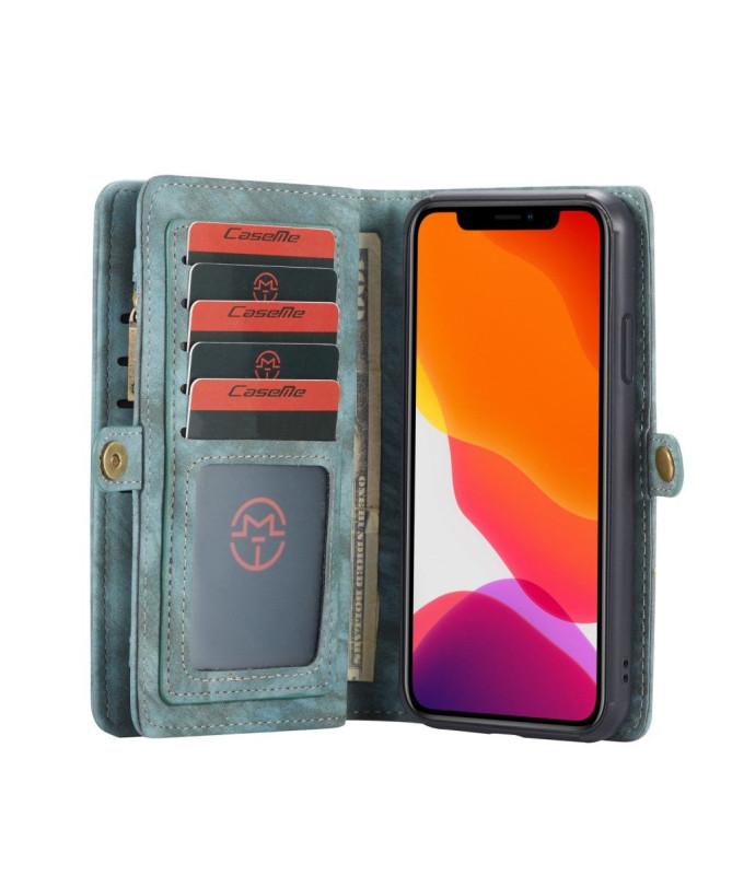 Housse portefeuille et coque magnétique pour iPhone 11