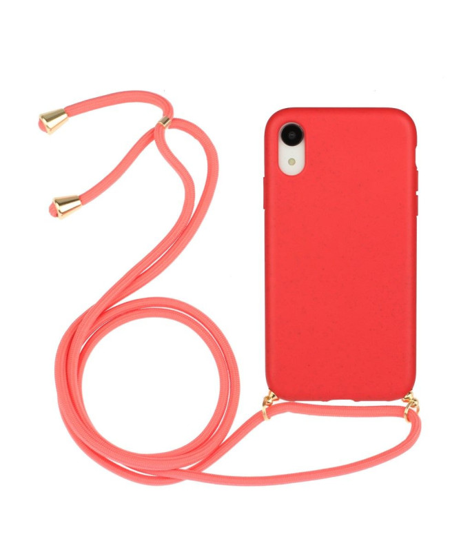 Coque iPhone XR avec cordon bandoulière