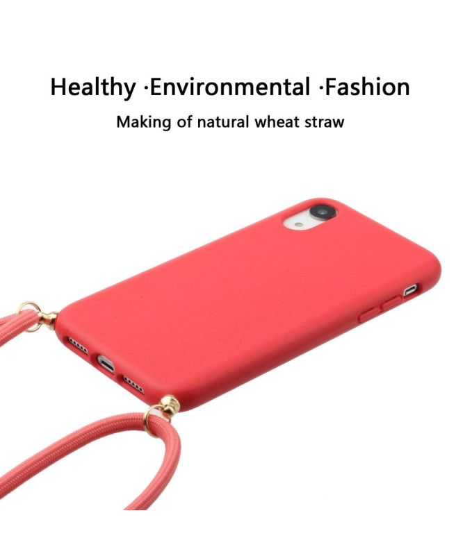 Coque iPhone XR avec cordon bandoulière