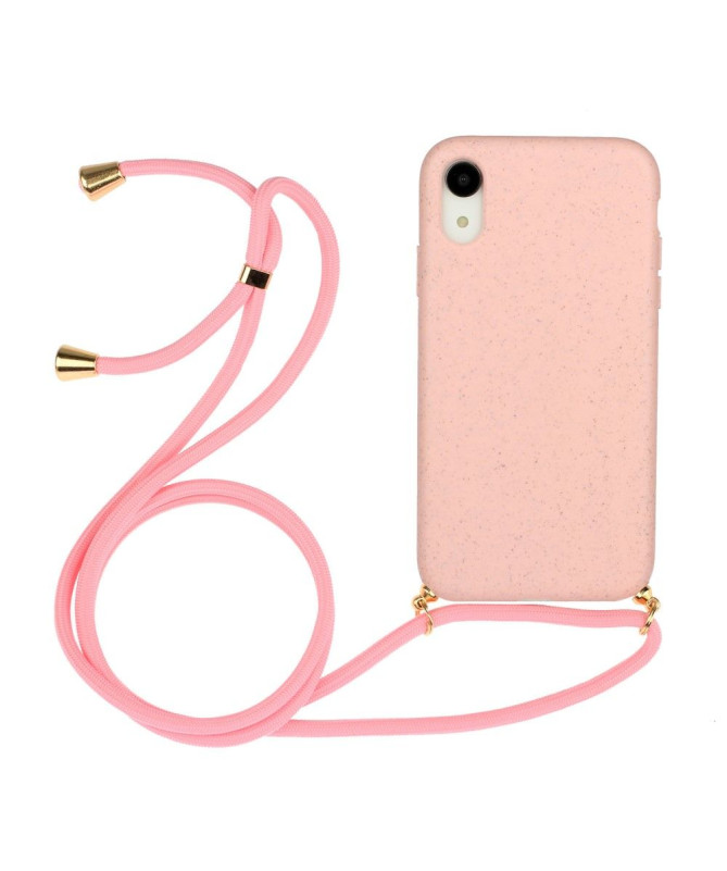 Coque iPhone XR avec cordon bandoulière