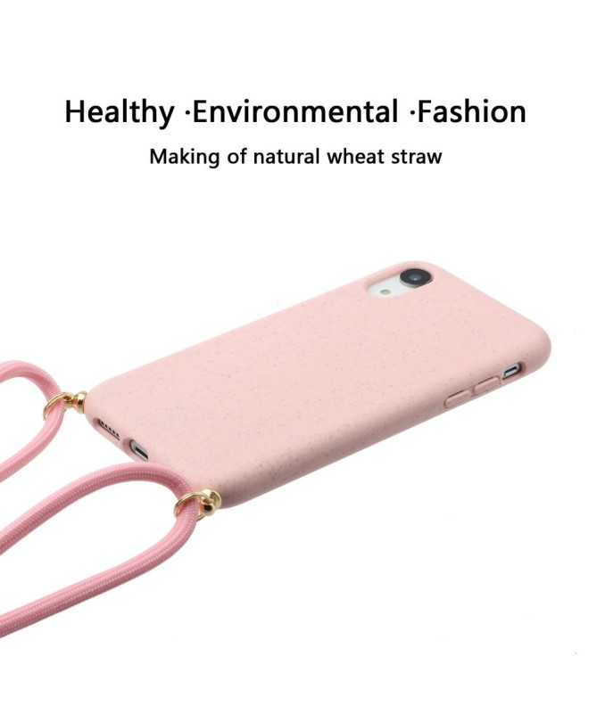 Coque iPhone XR avec cordon bandoulière