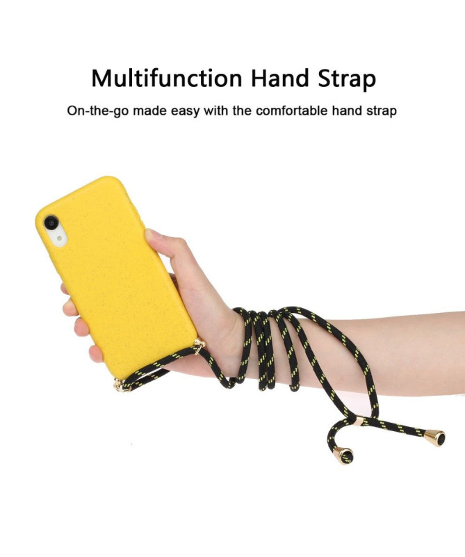 Coque iPhone XR avec cordon bandoulière