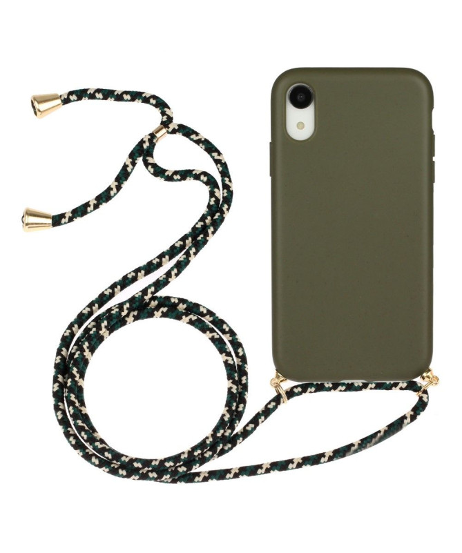Coque iPhone XR avec cordon bandoulière
