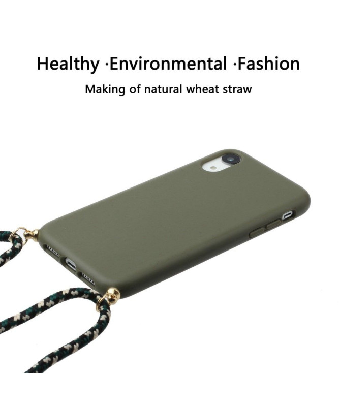 Coque iPhone XR avec cordon bandoulière