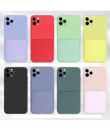 Coque iPhone 11 Pro Max Mia silicone porte carte