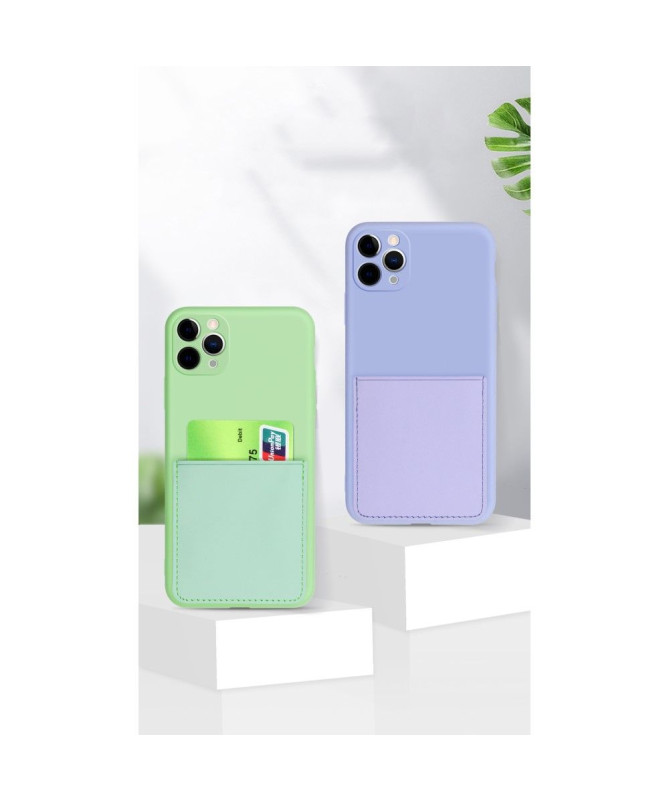 Coque iPhone 11 Pro Max Mia silicone porte carte