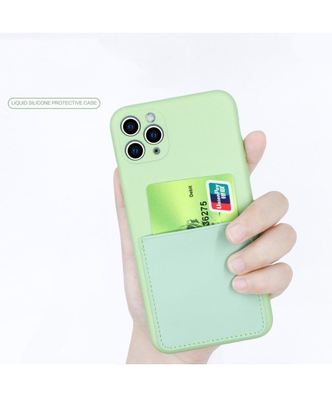 Coque iPhone 11 Pro Max Mia silicone porte carte