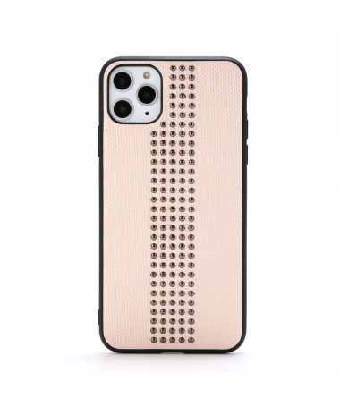 Coque iPhone 11 Pro Max Effet Cuir Rivets