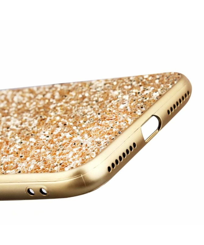 Coque iPhone SE 2022 / 2020 paillettes glamour