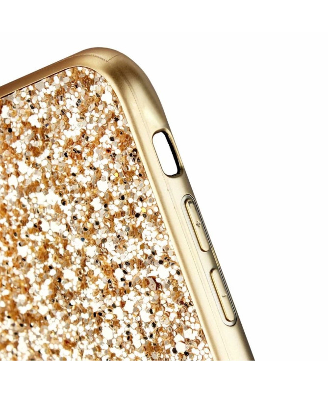Coque iPhone SE 2022 / 2020 paillettes glamour