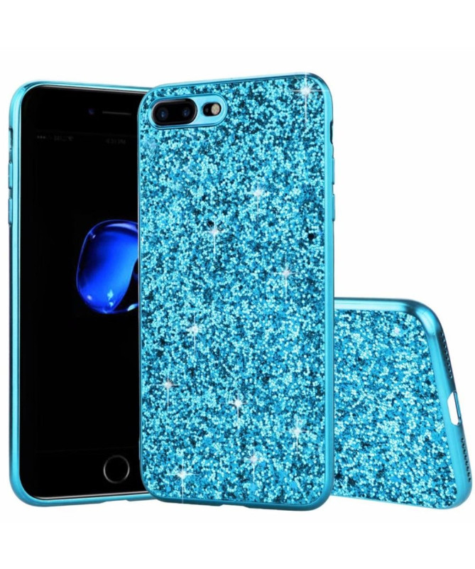 Coque iPhone SE 2022 / 2020 paillettes glamour